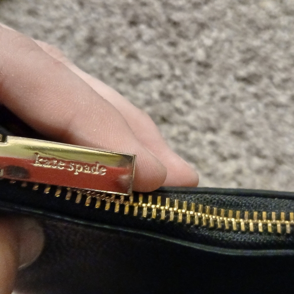 👜 Kate Spade Weston Hobo Shoulder Bag | Black Pebbled Leather | Gold Hardware - Picture 5 of 8